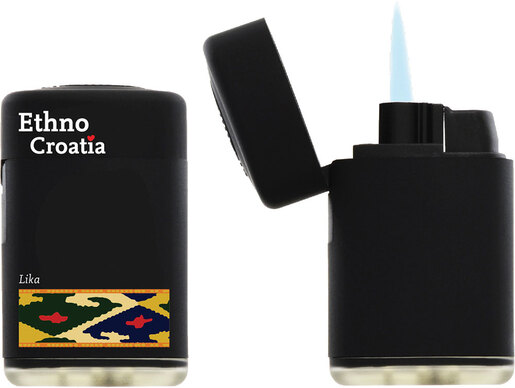 Upaljač JET Ethno Croatia Lika crni  5/1