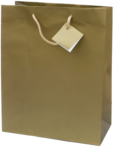 Vrećica velika jednobojna mat zlatna/ sjaj zlatna, 12 kom