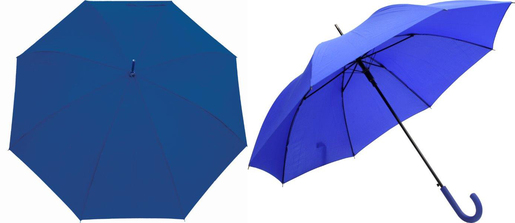 Kišobran Apolo gumena drška royal plavi