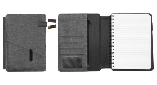 Mapa poslovna Smart  siva tekstilna