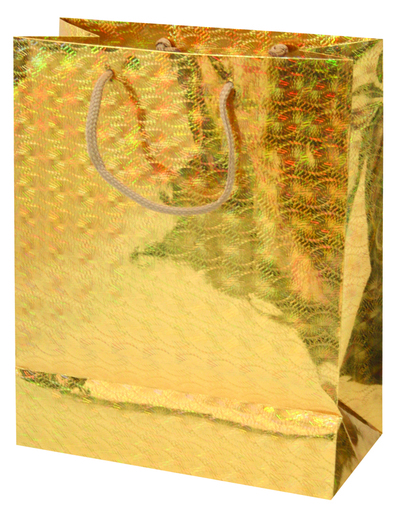 Vrećica velika hologramska zlatna, 12 kom