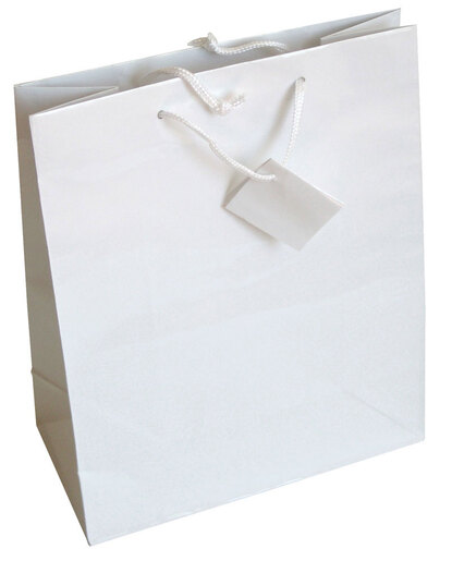 Vrećica velika JEDNOBOJNA sjaj bijela