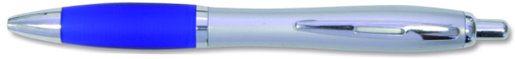 Olovka kemijska Palermo grip plavo/srebrna, 50 kom