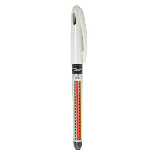 Gel pen 0,7 PENTEL EnerGel Tradio Ethno HR Istra bijelo/crno