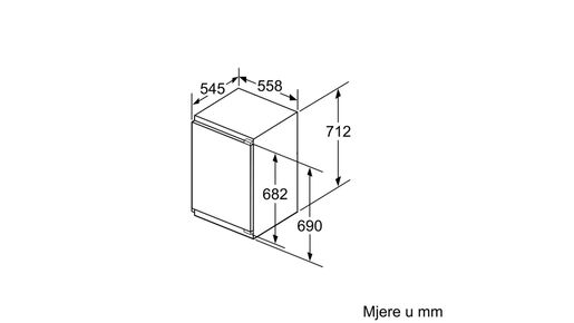 Bosch zamrzivač GIV11AF30