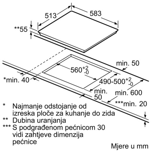 Bosch ploča PIB375FB1E