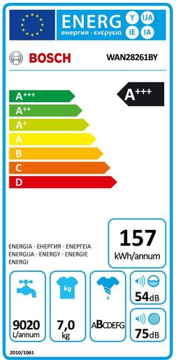 Bosch perilica rublja WAN28261BY
