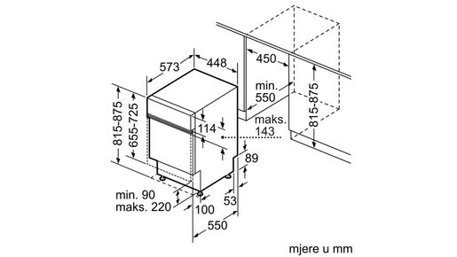 Bosch perilica posuđa SPI25CS00E