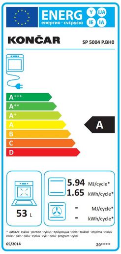 Končar štednjak SP 5004 P.BH0