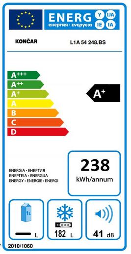 Končar zamrzivač L1A 54 248.BS