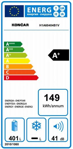 Končar hladnjak H1A60404B1V