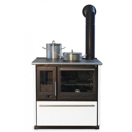 Plamen štednjak 850 GLAS N bijeli-desni, sa dva otvora