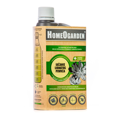 HOMEOGARDEN tekuće organsko gnojivo JAČANJE LISNATOG POVRĆA (750 ml)