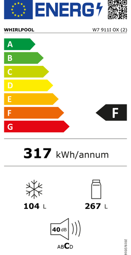 Whirlpool hladnjak W7 911I OX