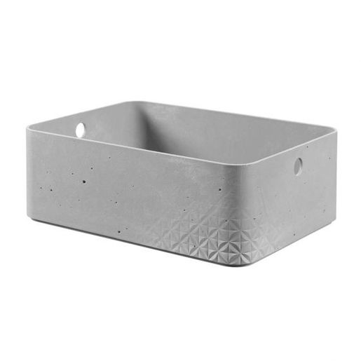 CURVER kutija za spremanje - BETON M, bez poklopca (34 x 24 x 12 cm)