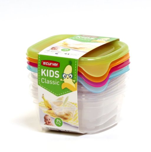 Curver Set posuda za spremanje  Hrane Fresh&go 4/1 Kids sort