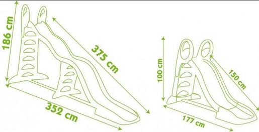 Smoby tobogan mega 2 u 1