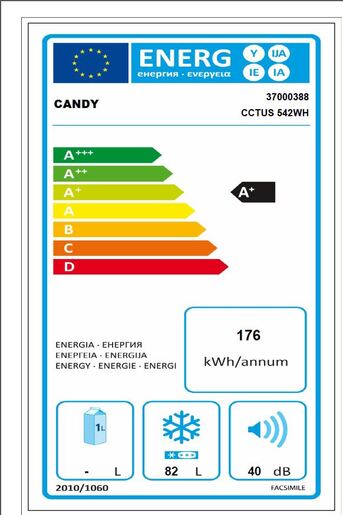 Candy zamrzivač CCTUS 542WH