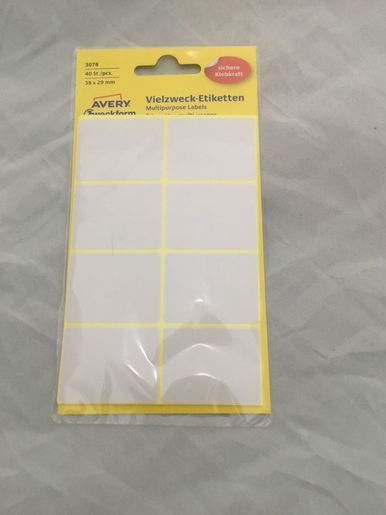 ETIKETE VIŠENAMJENSKE 38*29 MM