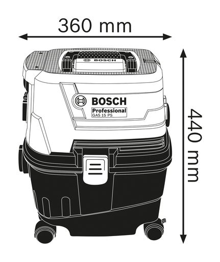 BOSCH Professional industrijski usisavač GAS 15 PS