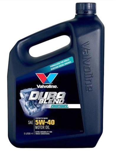 VALVOLINE DURABLEND DIESEL   5W-40  5/1