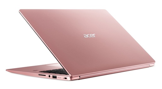 Acer Swift 1 Pink NX.GZLEX.00A 14 FHD IPS Intel Pentium N5000 Quad Core 8GB RAM 256GB PCIe NVMe SSD Intel HD 605 Linux laptop