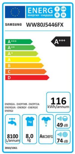 Samsung perilica rublja WW80J5446FX