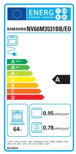 Samsung pećnica NV66M3531BB