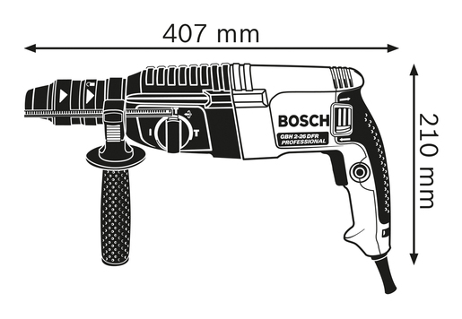 BOSCH Professional bušaći čekić GBH 2-26 DFR