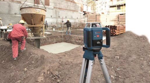 BOSCH Professional građevinski laser GRL400H + laserski prijemnik LR1 + stativ BT152 + mjerna letva GR2400 + kovčeg