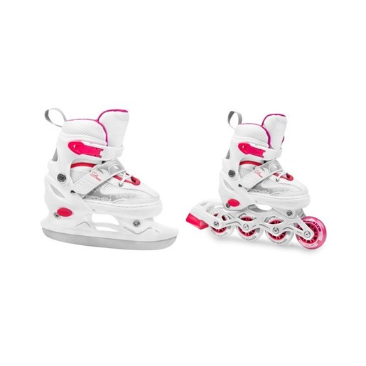 SPOKEY klizaljke/role DUE 2IN1 9269 WT/VI