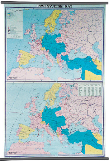 Karta Prvi svjetski rat