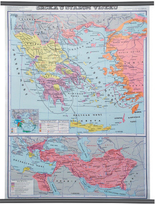 Karta Grčka u starom vijeku