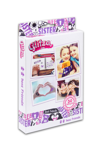Tattoo set Glitza art - best friends