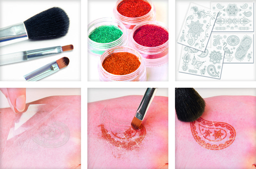 Tattoo set Glitza fashion - oriental