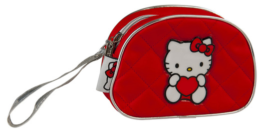 Torbica kozmetička Hello Kitty crvena 11-1814