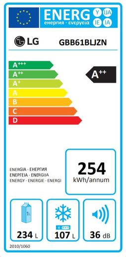 LG hladnjak GBB61BLJZN