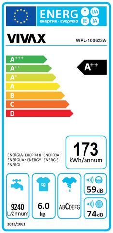 VIVAX HOME perilica rublja WFL-100623A
