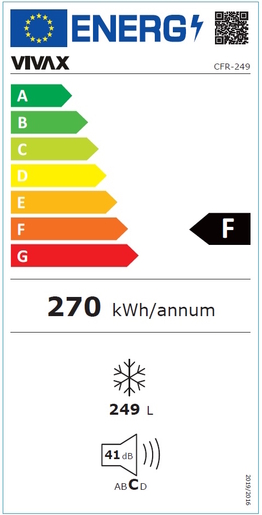 VIVAX HOME zamrzivač CFR-249