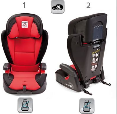 Peg Perego autosjedalica Viaggio 2-3 Surefix black