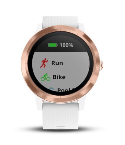 Garmin Vivoactive 3, Rosegold sa bijelim remenom, pametni sat