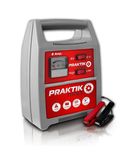 Praktik Tools punjač za akumulator 8A PT108