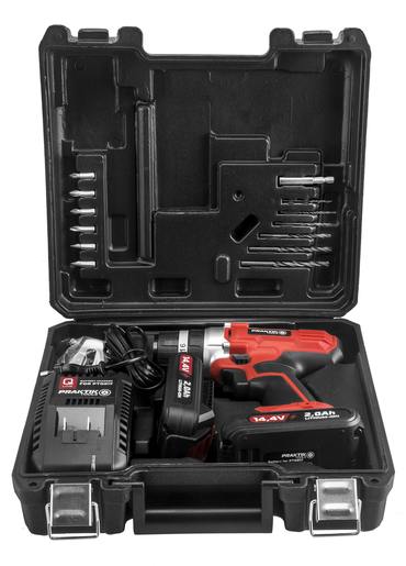 Praktik Tools Q LINE aku bušilica odvijač 14,4v - 2 baterija