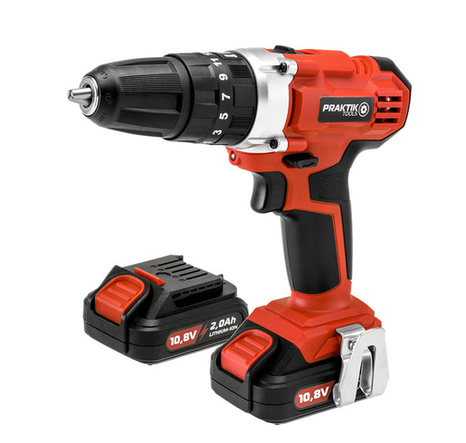 Praktik Tools Q LINE aku bušilica odvijač 10,8V-2BATERIJE PVC KOFER //PTQ015//