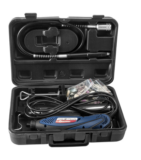 Praktik Tools ravna brusilica 135 W + 42 dodatka PVC kofer //PT2135//