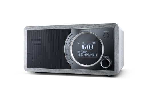 SHARP radio uređaj DR-450(GR), DAB+, FM, BT, RDS, sivi