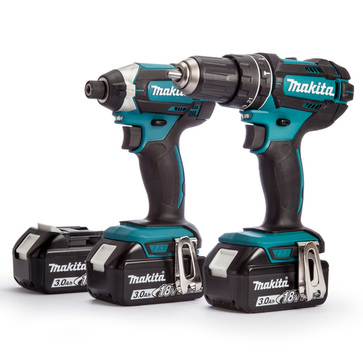 MAKITA akumulatorski set DLX2131JX1 (DHP482,DTD152,DC18RC,BL1830Bx3) u Makpac koferu