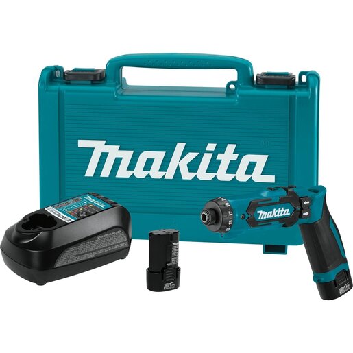 MAKITA akumulatorski odvijač DF012DSE (7.2V, Li-ion, 1.5Ah, 5.6Nm)