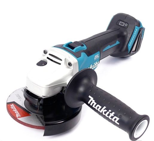 MAKITA akumulatorska kutna brusilica 18V, 125mm (18V,5.0Ah,Li-ion), 2 baterije, kofer, punjač