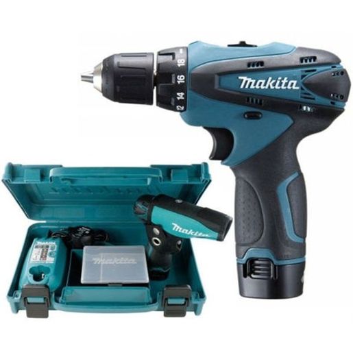 MAKITA akumulatorska bušilica DF330DWE (2x 10.8V, 1.3Ah)